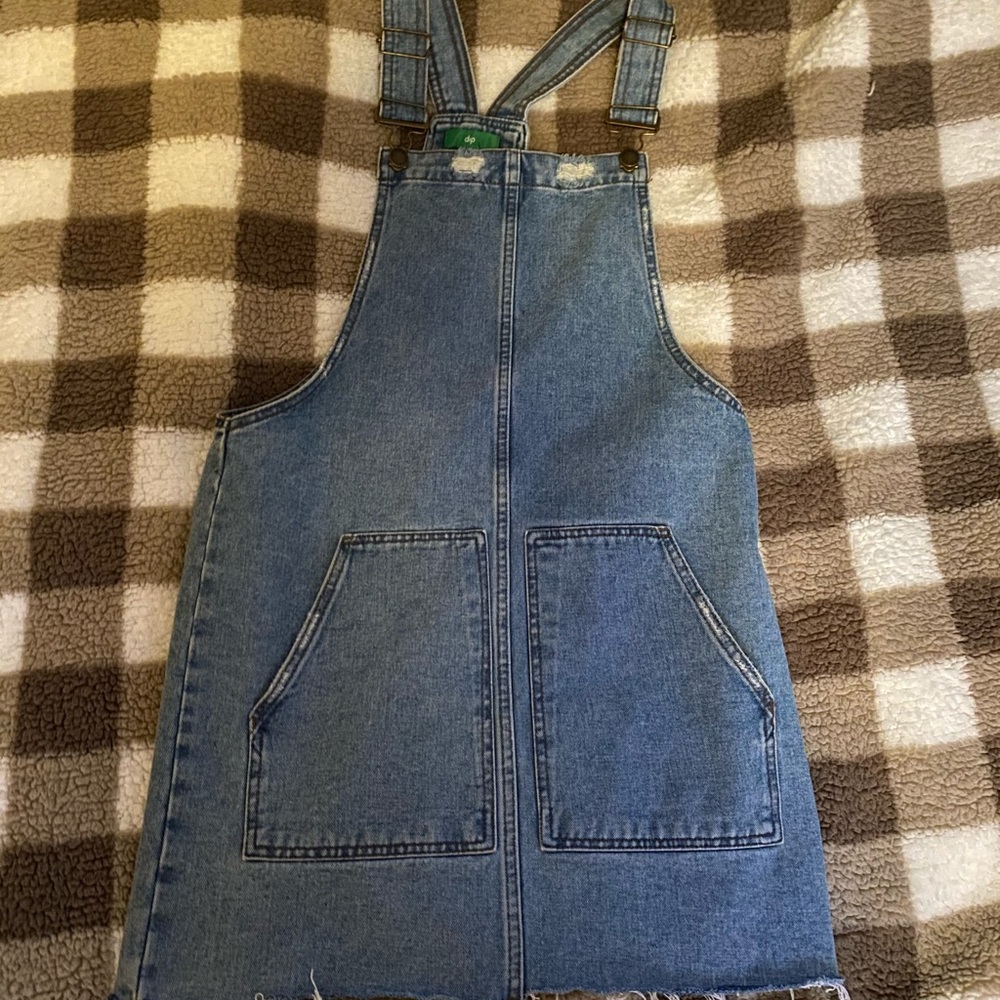 Overall jean dress